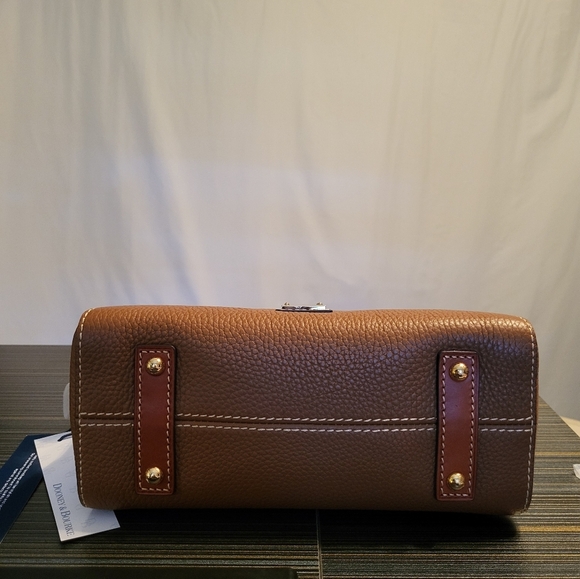 DOONEY & BOURKE PEBBLE GRAIN CAMERON CROSSBODY BAG WITH DUST COVER: CARAMEL NWT - Picture 12 of 13